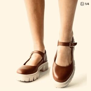 Seychelles X Piper and Scoot Leather Mary Janes